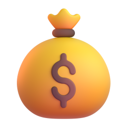 Bolsa de dinero 3D
